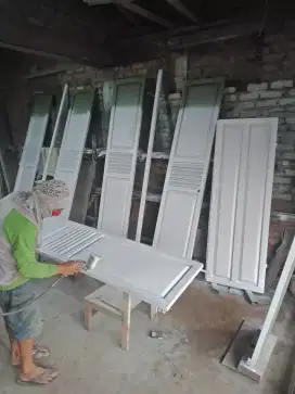 Pintu toko pintu warung pintu plat besi handerson