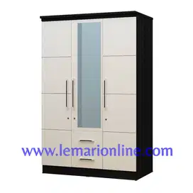 Lemari Pakaian 3 Pintu Glosy