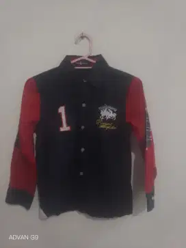 Kemeja tangan panjang anak merk Ralph Lauren  size S