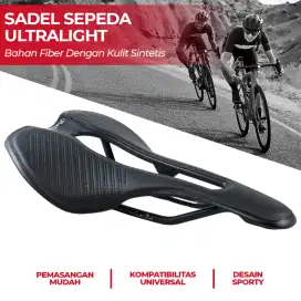 Ec90 jok sadel sepeda bike saddle fiber