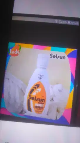 Selsun shampoo yellow double impact 50 ml menghilangkan ketombe rambut