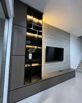 living room set / tv background bye DJava interior