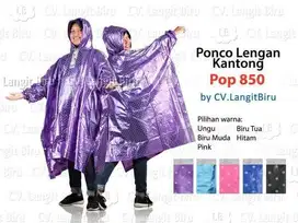 Jas Hujan Ponco Pop Plus Magic Pocket Plevia 850 Poncho Motor Unisex