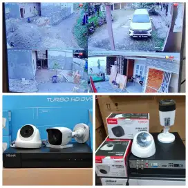 Super lengkap kamera CCTV analog paket komplit ples pemasangan