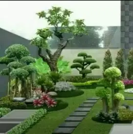Paket taman minimalis