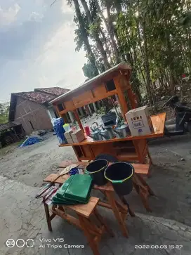 Gerobak angkringan murah