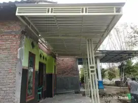 Kanopi karpot rumah minimalis pintu tralis balkon reling tangga dll