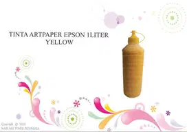 TINTA ARTPAPER EPSON 1LITER  YELLOW Berkualitas