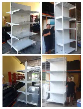 RAK Supermarket KUAT dan bahan TEBAL