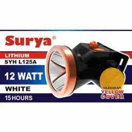 Senter Kepala Surya SYH 125A 12 Watt, Bonus Cover Kuning L 125 A