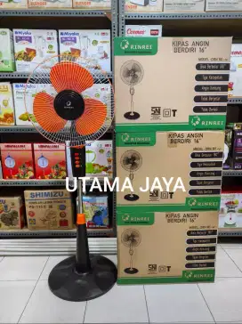 KIPAS ANGIN MURAH 16INCH MERK RINREI BARANG BARU