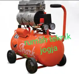 (rumah teknik jogja)mesin kompresor oiless 1 hp, shark