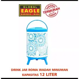 Drink JAR 12LITTER ROMA/TERMOS AIR PANAS DINGIN/ KURIR INSTANT ONLY