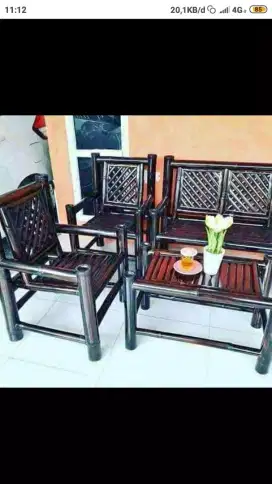 Kursi bambu murah