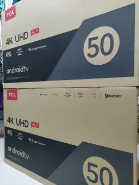 TV LED TCL 50 inch androidTV new garansi resmi