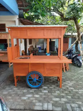 Gerobak Roda Angkringan Free Ongkir Bandung