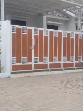 Dekorasi pagar dorong grc