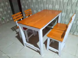 Meja kursi cafe warung promo