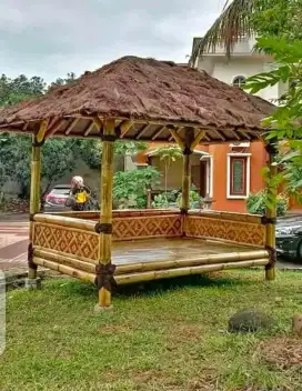 Saung hiasan taman/saung gajebo