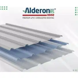 Pemasangan canopy alderon uvpc polycarbonate #032