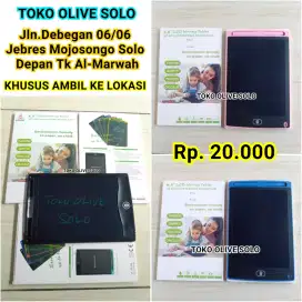 Mainan Papan Tulis LCD Drawing Writing Tablet Papan Tulis Edukasi Anak