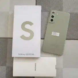 Samsung S21 FE 5G 256GB Olive BNOB 99% Garansi Panjang Galaxy S21 FE