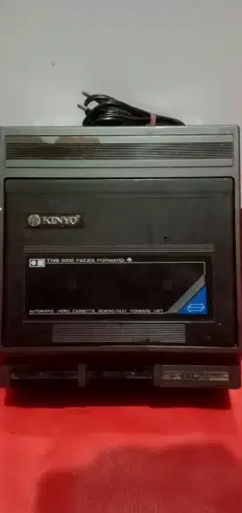 Portable Betamax Vintage video cassette rewinder & AV Selector