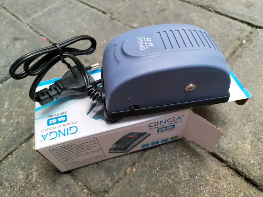 Aerator pump dan perlengkapan aquarium