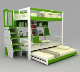 (Promo murmer), tempat tidur tingkat,ranjang susun
