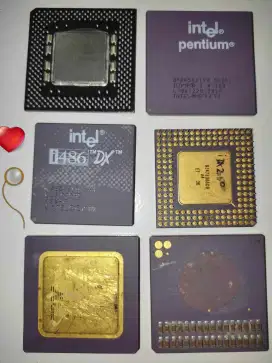 Prosessor intel 486 Pentium 1 IBM  MMX dll