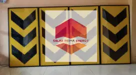 Rambu Jalan atau Rambu Chavron LED atau Rambu Elektronik 60x120
