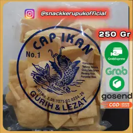 Snack Kerupuk Jangek Cap Ikan Keripik Asin