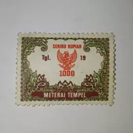 Perangko Pos/Prangko/Materai/Meterai 1.000 Rupiah 1990 1994 (filateli)