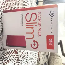 Seagate Backup Plus Slim 2TB HD Hardisk Eksternal USB 3 (Nego)