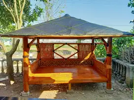 Gazebo bambu 3x2 siap kirim