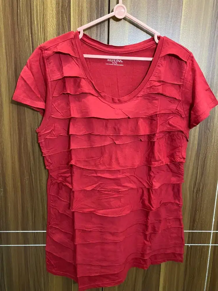 Kaos Red Ruffle Merona