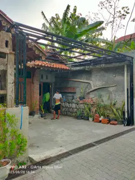 Kanopi kremona rangka 4x6