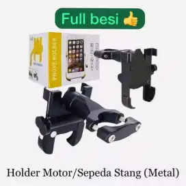 HOLDER MOTOR stang besi