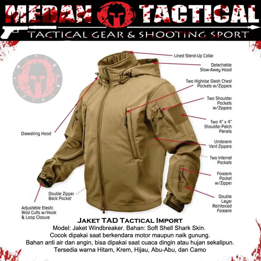 Jaket TAD Import (Medan Tactical Store)