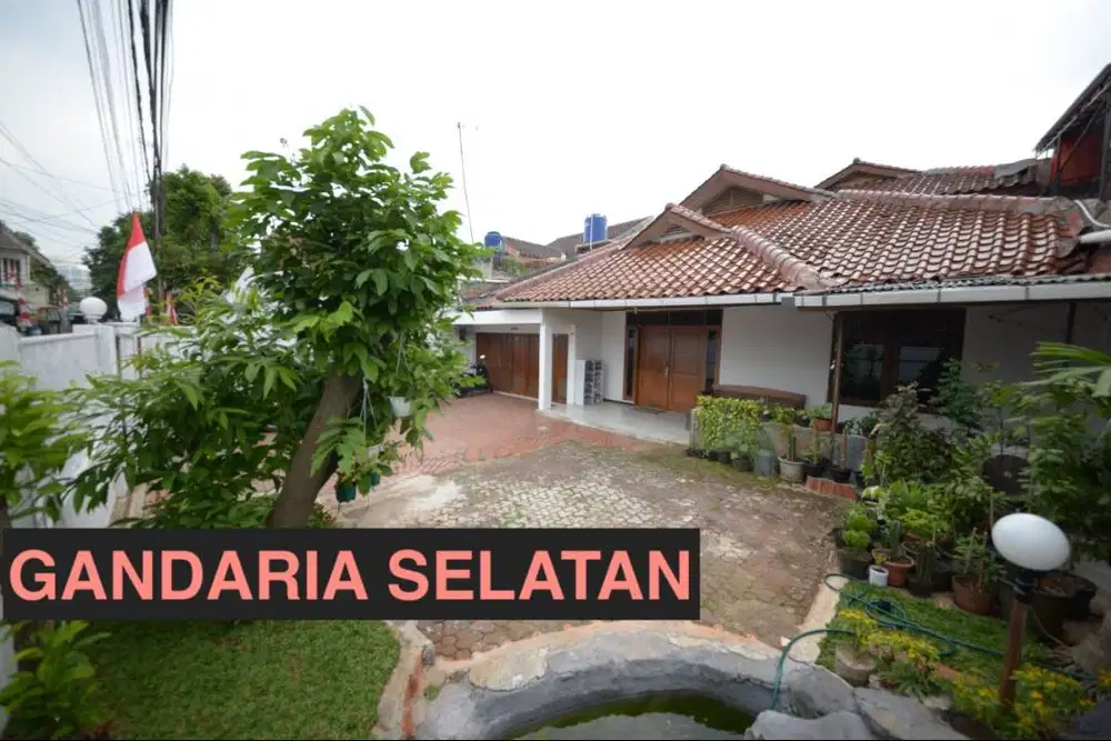 Dijual Rumah di Gandaria Selatan, Akses Premium, Rumah teras