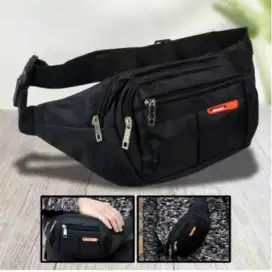 Tas Selempang Waistbag Hitam