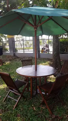 Meja cafe,meja makan bundar,meja payung,meja taman,kursi lipat