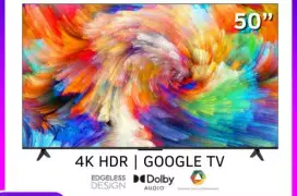 LED TV TCL 50in 4k-UHD Google TV