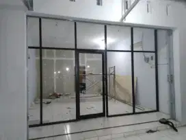 Pintu Kaca Tempered Frameless Jendela Geser Casement Promo Murah