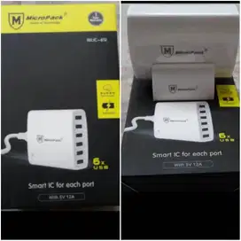 MicroPack USB HUB 6 Port Charger 12 V, Mengisi Daya 6 Gadget Sekaligus