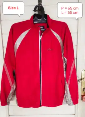 Jaket running Asics original second size L