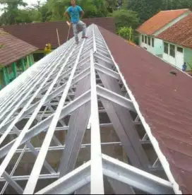 Rangka Atap Baja ringan Terpasang