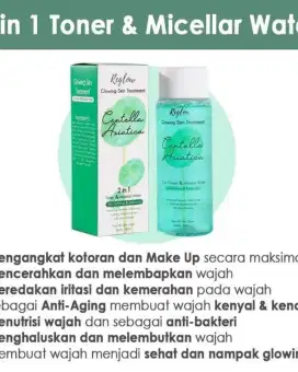 TONER REGLOW & MICELLAR WATER SKINCARE DR SHINDY ASLI & HALAL MS GLOW