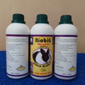 BIOBIG 500ml Jamu Vitamin Suplemen Herbal Kelinci Anti Kembung Mecret