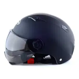 TaffSPORT Helm Sepeda Skuter Elektrik Half Face Visor